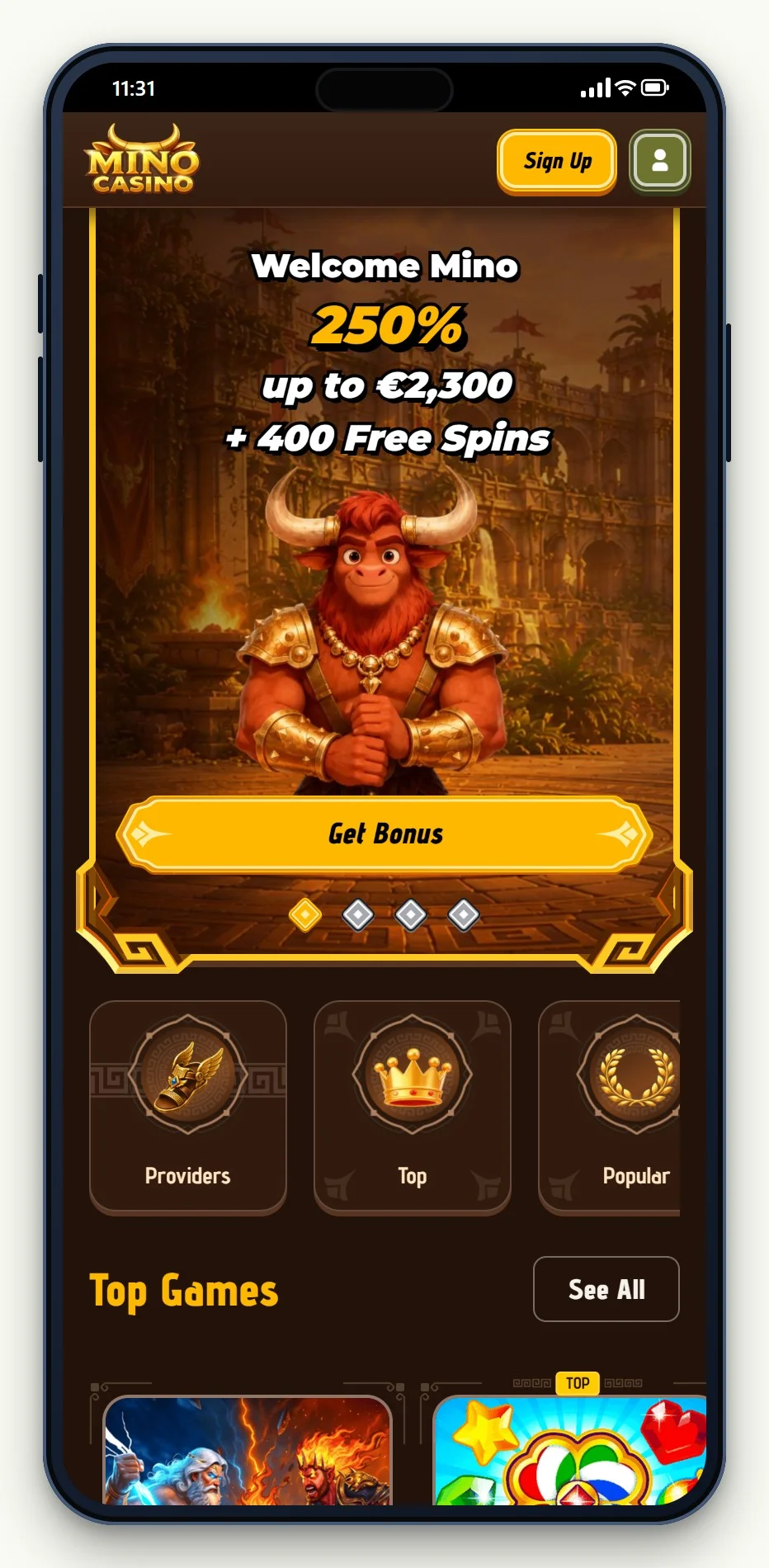 casino muchbetter: de startpagina van Mino Casino