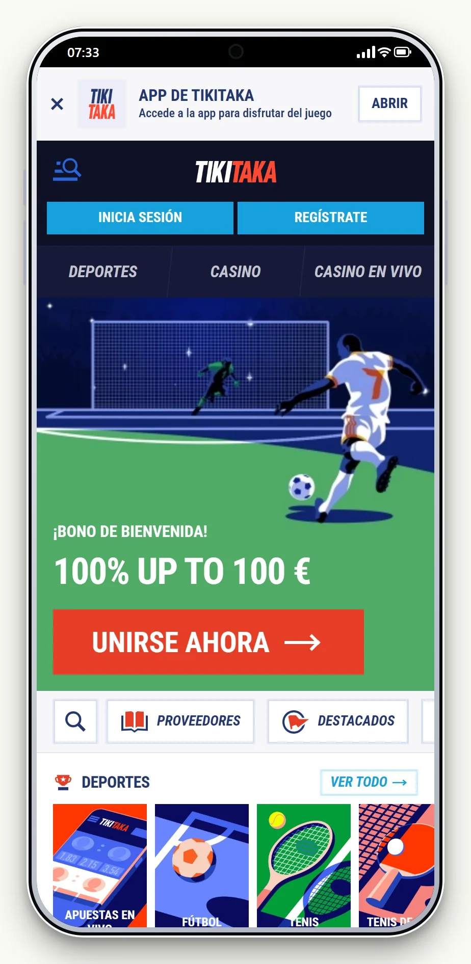 casinos con MuchBetter: la página principal del casino TikiTaka