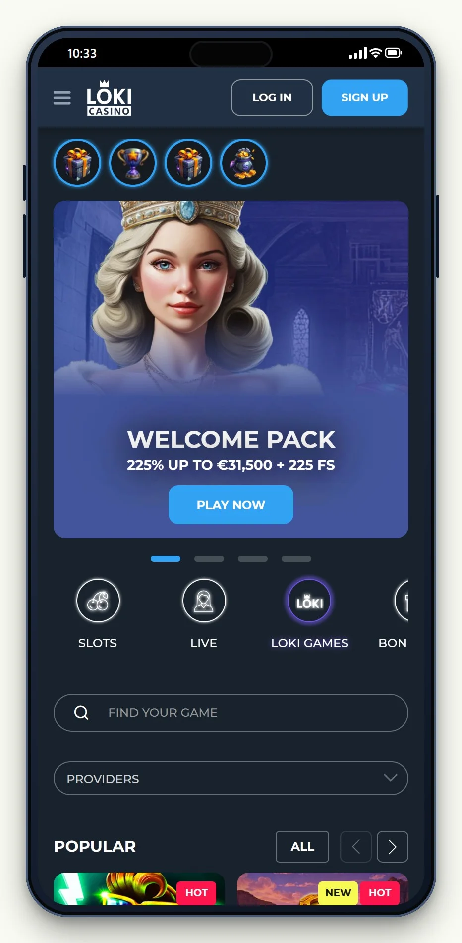 casino muchbetter: de startpagina van Loki Casino