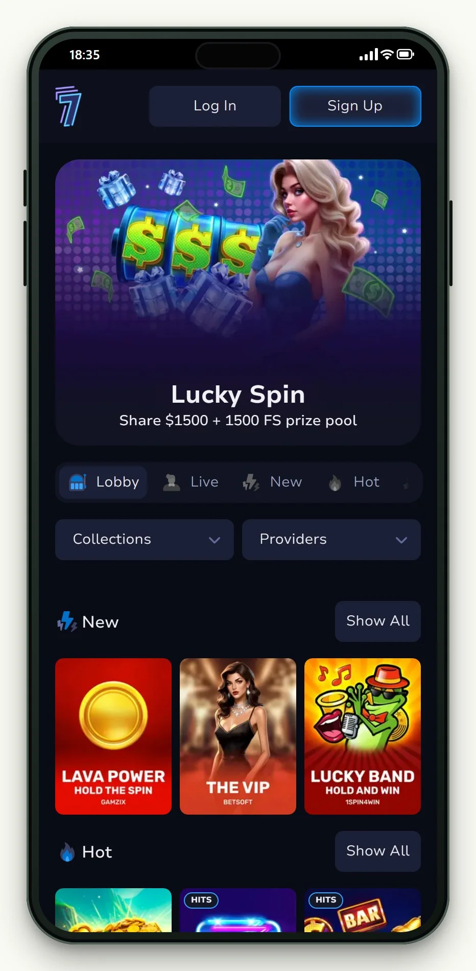 MuchBetter casinos: the 7Bit Casino casino lobby